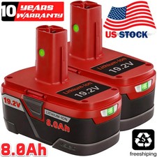 2pack 19.2v 8.0ah For Craftsman C3 Diehard Lithium Ion Xcp Battery 11375 11570 2pack 19.2v 8.0ah For Craftsman C3 Diehard Lithium Ion Xcp Battery 11375 11570