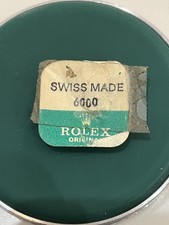 Original NOS Rolex Case Tube Part 6000 In Torn Blister