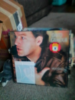 DAVID GILMOUR About Face LP '84 Columbia (VG++) Hype Sticker!