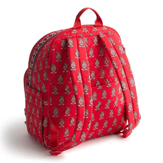 Vera Bradley Backpack Bancroft Flowering paisley goji berry cotton