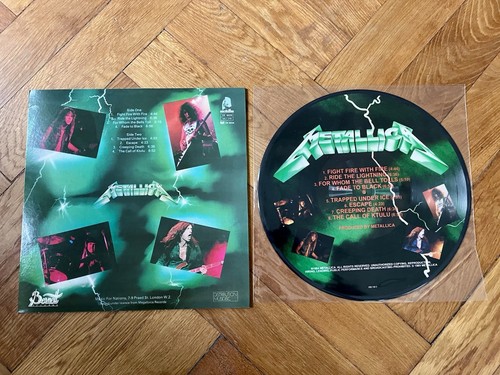 Metallica Ride Lightning Green Picture Vinyl Heavy Thrash Metal Slayer Motörhead - Bild 3 von 5