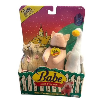Vintage Babe Pig in the City & Friends Mini Farm Collection Plush Set NIB Equity