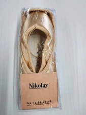NIB Nikolay  3007 PRO 0509/1N Pointe Ballet Shoes $128 6 XXXX S Not Returnable