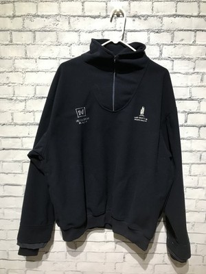 Zero Restriction, Men's L, Blue Fleece Long Sleeve 1/2 Zip Pullover Sweatshirt