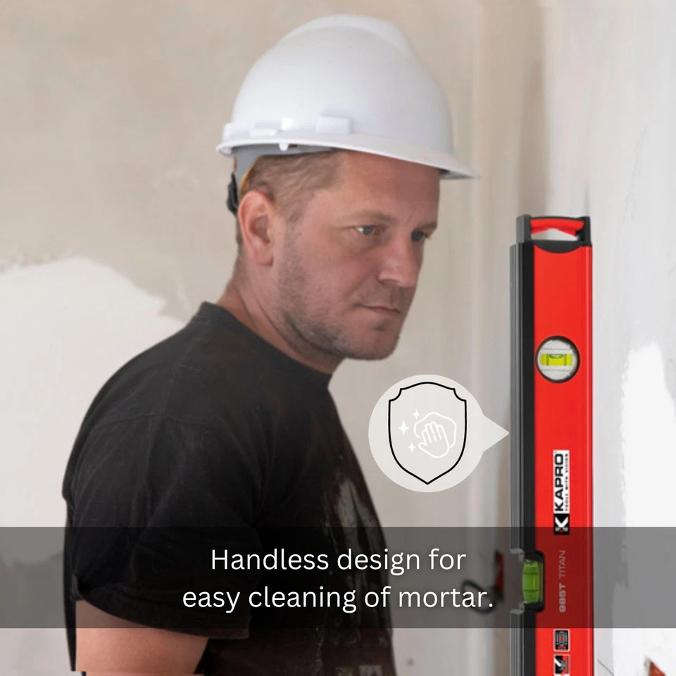 - 985T Titan Professional Mason Box Level - Features Magnified and Shock-Proo... - Image 4 of 4