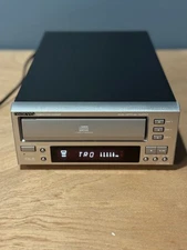 Onkyo C-707CHX  Disc CD Changer For Parts Or Repair Powers On Tray Does Not Open