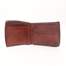 Tumi Bifold Leather Wallet Brown