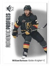 William Karlsson 2021-22 SP Authetic Profiles #/1199