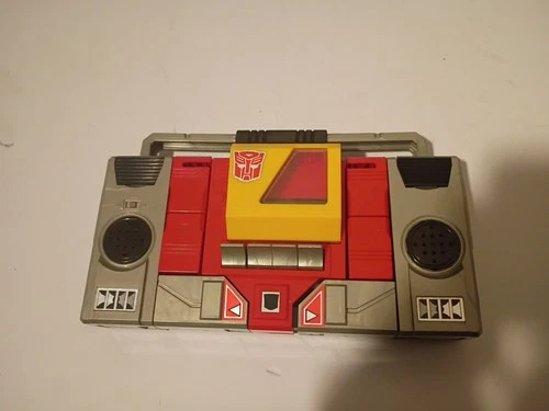 Transformers G1 Vintage Boombox Cassette Player Blaster Works!! With Rewind