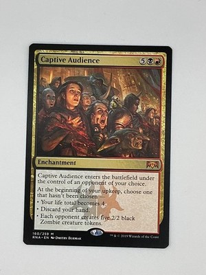 Captive Audience RNA 160 Mythic Ravnica Allegiance Magic: The Gathering NM MJB