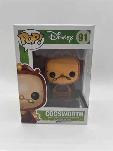 Funko Pop! Disney: Beauty & The Beast Cogsworth #91 w/ Soft Protector