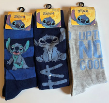 NEW DISNEY  "STITCH" CREW SOCKS  SIZE: 10 13  YOU CHOOSE 1 or ALL  1 SHIP