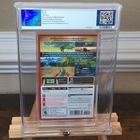 Breath of the Wild PSA 9.8 A++ 1st Print Nintendo Switch 2 125903A Graded Game