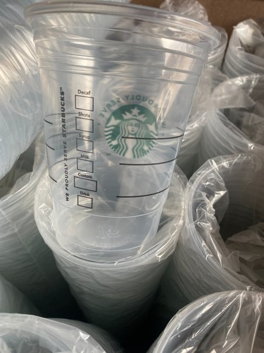 (50 PACK) STARBUCKS Disposable Clear Plastic Cups, 16 oz, Sealed BUY MORE & SAVE - Bild 2 von 2