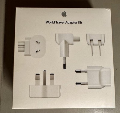 Apple MD837AM/A World Travel Adapter Kit - White for sale online