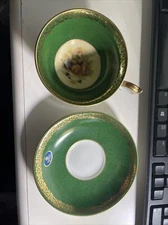 AYNSLEY England Bone China TEACUP  & Saucer Est.1775