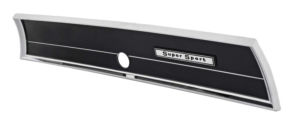 Placa frontal de guantera JEGS 79822 1966 Chevy Chevelle El Camino Malibu SS OEM-Style Foto 2 de 4