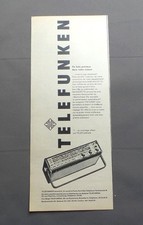 PUB PUBLICITE ANCIENNE ADVERT CLIPPING 020617/ POSTE RADIO BAJAZZO TS TELEFUNKEN