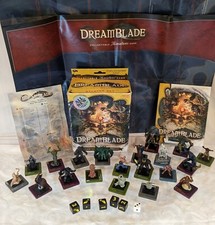 Dreamblade Miniatures WOTC Starter Set 3 Figures 19 total Used Complete D D