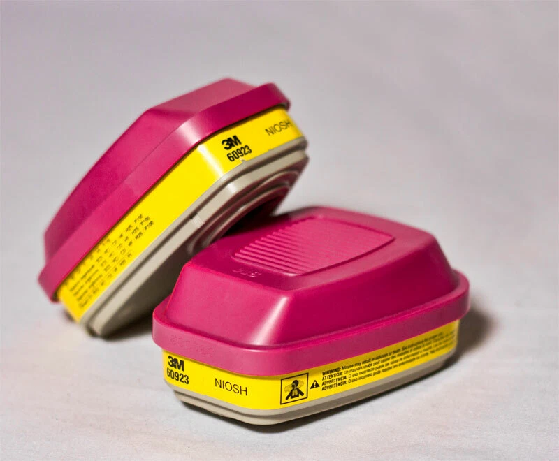 3M 60923 Organic Vapor Acid Gas P100 Respirator Protection Replacement Cartridge - Image 3 of 4