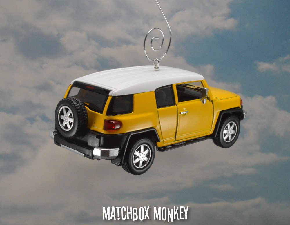 Toyota Land Cruiser FJ Custom 1:36 Christmas Ornament 1/64 SUV