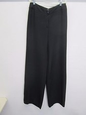 EUC Armani Collezioni black high waist wide leg dress pants size 8