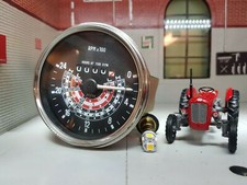 Massey Ferguson Tractor Dash MF 35 135 LED Clockwise Tachometer Tractormeter