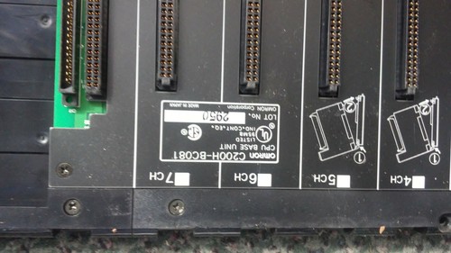 OMRON C200H-BC081 8 SLOT CPU BASE UNIT NEW!! - Picture 3 of 3