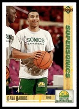 1991-92 Upper Deck Dana Barros Seattle SuperSonics #102