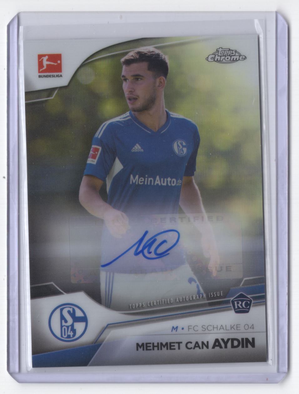 2022 Base Auto Mehmet Can Aydin Rookie Auto FC Schalke 04 #BCA-MAY
