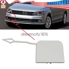 Fit For Volkswagen Jetta 2015-2018 New 1X White Front Bumper Hook Cover