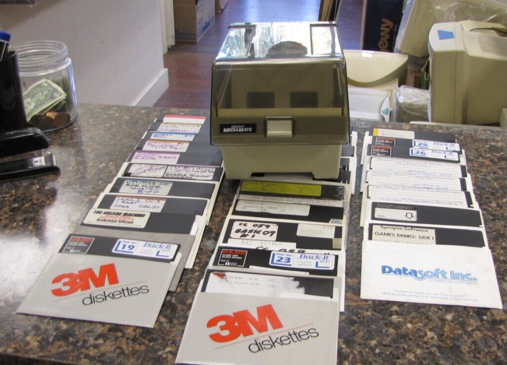 Lot of (28) Vintage Various Floppy Disks 5.25
