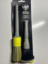 Auto Drive Detailing Brushes 2 Pack 6.5 Inch And 10 Inch Brushes