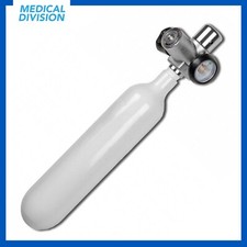 Bombola di ossigeno medicale ricaricabile portatile con riduttore 0,5 litri