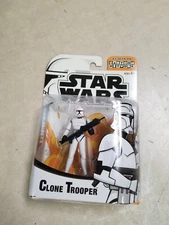 Hasbro 2003 Star Wars Clone Trooper Cartoon Network Animated 3.75" Action Figure