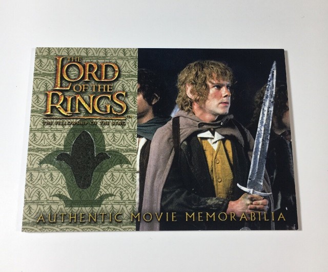 Lord Of The Rings Movie Memorabilia Relic Card 2002 Merry’s Travel Coat