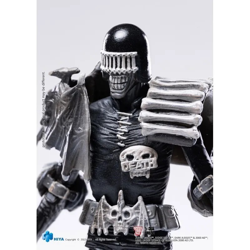 HIYA EMJ0201 Exquisite Mini 1/18 2000AD Death Judge BW Color HIYA EMJ0201 Exquisite Mini 1/18 2000AD Death Judge BW Color