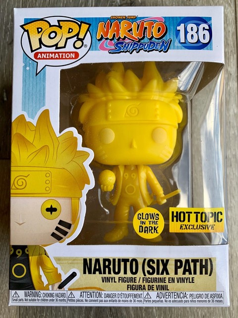 Naruto Six Path GITD Funko Pop Shonen Jump Glow In The Dark Hot Topic Exclusive | eBay