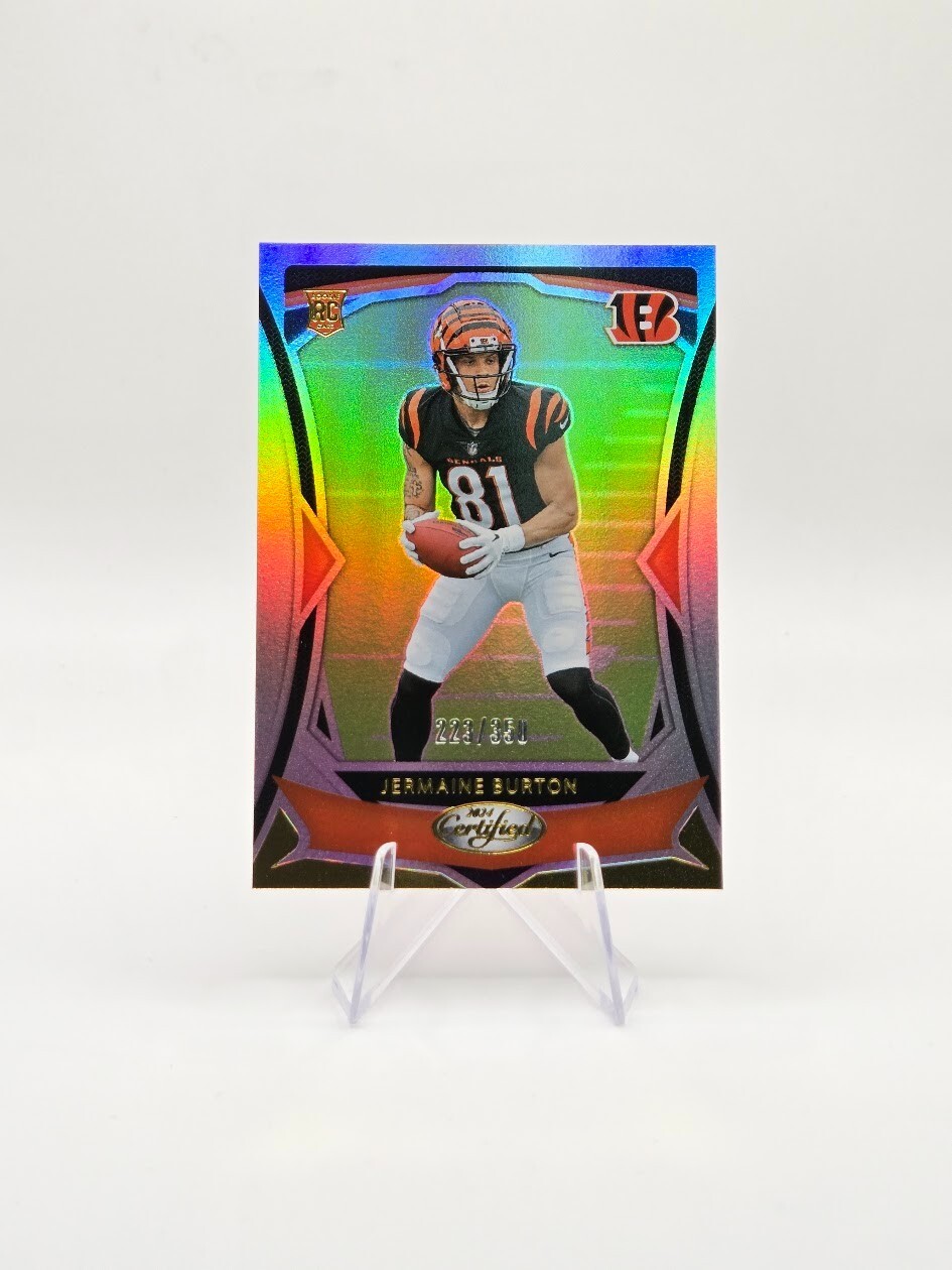 Jermaine Burton 2024 Panini Certified RC Silver SP /350 #158 Bengals