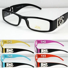 Mens Women Clear Lens Full Rim Frame Fashion Eye Glasses Optical RX (#354)