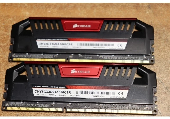 Corsair Computer PC3-14900 (DDR3-1866) Bus Speed RAM 2 Modules for