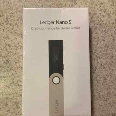 Ledger Nano S Crypto Hardware Wallet Brand New Unopened