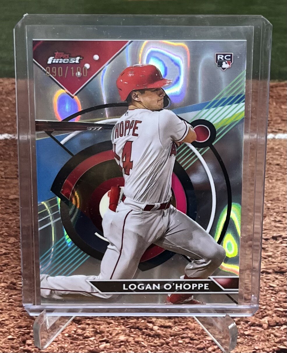 2023 Topps Finest Logan O’Hoppe Rookie Lava Refractor /100 Los Angeles Angels RC