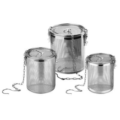 Edelstahl Gewürz Gewürz Sieb Tee Kugel Sieb Filter mit Haken