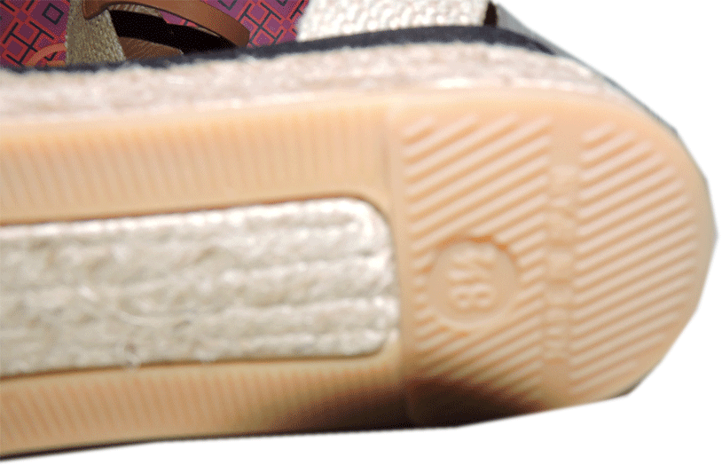 Tory Burch Macy Beige Lona Cuero Alpargatas Sandalia De Cuña Alpargatas Cuero Zapato Negro 8.5 1fc80a Tory Burch Macy Beige Lona Cuero Alpargatas Sandalia De Cuña Alpargatas Cuero Zapato Negro 8.5 1fc80a