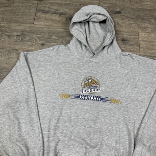 Vintage Southwest Michigan Jaguars Hoodie Erwachsene 2XL grau neu mit Etikett Damen Fußball - Bild 2 von 8