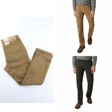 Weatherproof Vintage Men  s Fleece Lined Pant Bonded Fleece Lining Stretch Canvas