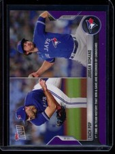 2022 Topps Now #1003 Zach Pop & Jordan Romano Purple Parallel Card #d 18/25