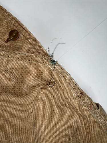 Mono con tirantes desgastado aislado de pato Carhartt R02 de colección doble rodilla 38 X 32 EE. UU. - Imagen 5 de 18