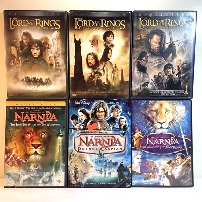 THE LORD OF THE RINGS / THE CHRONICLES OF NARNIA (DVD) Adventure Fantasy *READ*
